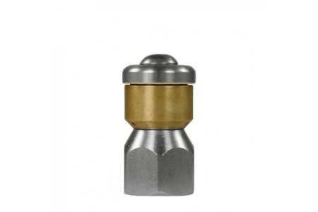 R+M 200049794 Форсунка вращающаяся каналопромывочная 1-4внут, 3 отверстия, размер 040