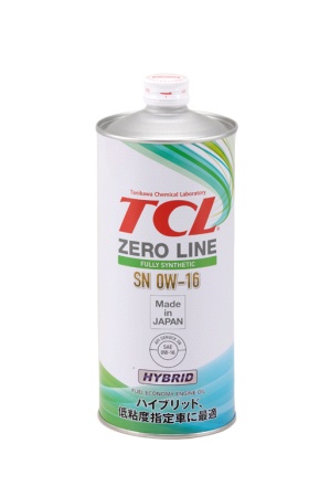 Z0010016  Масло моторное TCL Zero Line Fully Synth, Fuel Economy, SN, 0W16, 1л