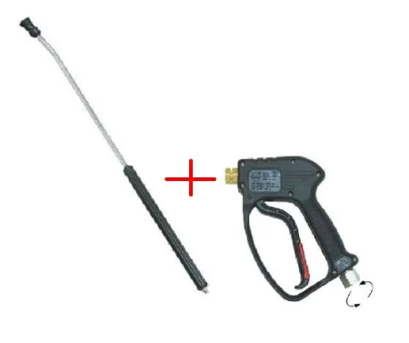 30.2511.20-500 ZINK PA Распылительный пистолет в сборе с форсункой курок RL 30 + поворот.фит.SМ22х1,5ш  500 мм. (Изогнутый)