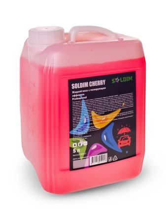 Жидкий воск с полирующим эффектом SOLDIM CHERRY 5 л Soldim Cherry - 5-