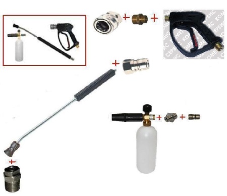 25.1525.60-P2 Пенокомплект в сборе 600 мм, RL 30 + ARS 350  РА ; вход М22х1,5ш.