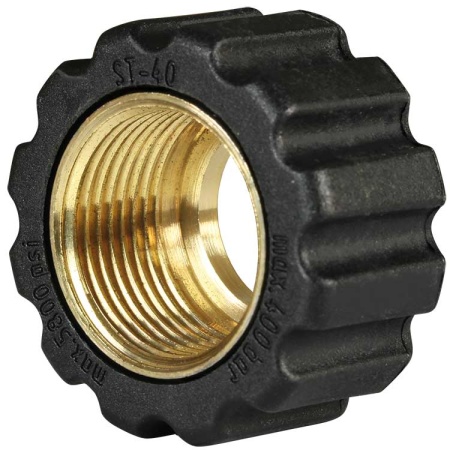 R+M 31920 Гайка накидная для прессниппеля M22, внут.диаметр 16,4mm, латунь черная