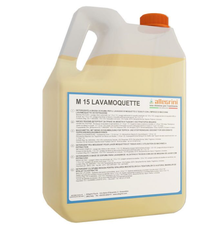 Моющее средсво ALLEGRINI M15 LAVAMOQUETTE 2 канистры по 5 кг
