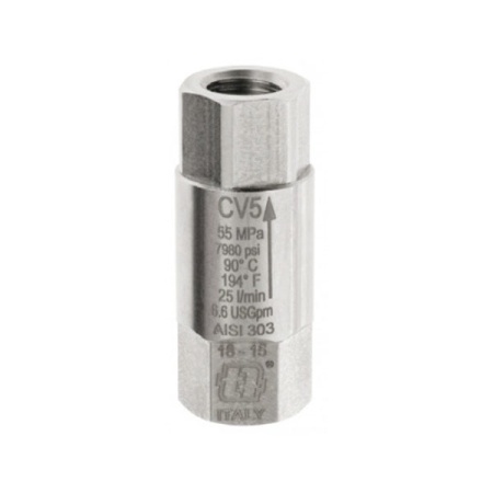Обратный клапан CV5 G1-4F   макс 550 бар