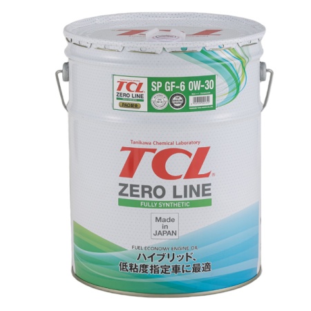 Z0200030SP  Масло моторное TCL Zero Line Fully Synth, Fuel Economy, SP, GF-6, 0W30, 20л