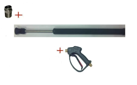 30.1755.60-900 PA 26 Распылительный пистолет в сборе с форсункой курок RL 26 М22х1,5ш  900 мм. (Нерж.)