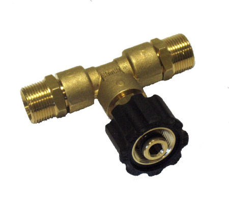 R+M 57775 Тройник M22внеш-M22внут-M22внеш 350bar латунь