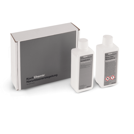 202001 NANOGLASVERSIEGELUNG - Долговременное гидрофобное покрытие для стеклянных (Антидождь) (250 мл х 2)