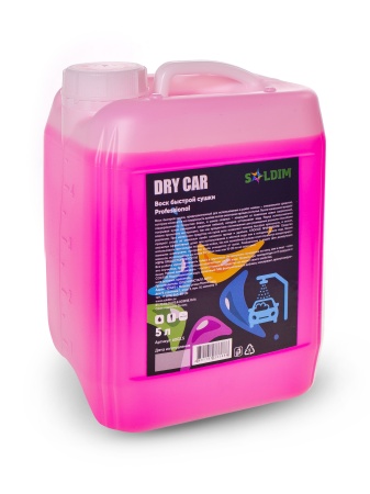 Воск быстрой сушки SOLDIM DRY CAR 5 л Dry Car - 5