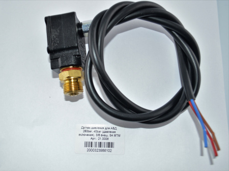 21.0006  Датчик давления для АВД, 280bar, 40bar (давление включения), 38 внеш, 5A MTM