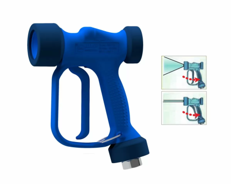 30.6425.00 Размывочный пистолет RB 65. 60 л мин; 24 бар; 90град; вход 1 2 г с поворотным фитингом.