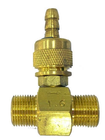 Регулируемый эжектор для моечных средств с форсункой 1,6, 310bar, 30l-min, 3-8внеш-3-8внеш МТМ