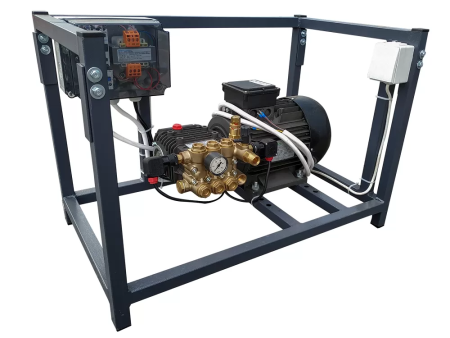 KESMTP15 210FW2  Насос плунжерный FW2 15 210 TS с эл. двигателем 380 В 5,5 кВт на раме с дистанц. кнопкой 24В