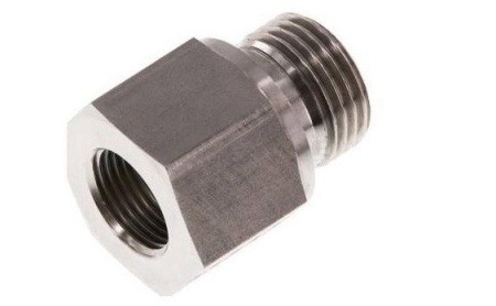 R+M 57620 Переходник 1 4внеш - 1 4внут 400bar латунь