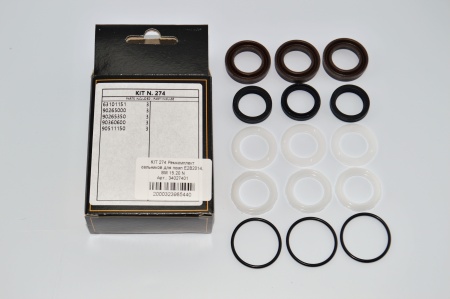 34027401  KIT 274 Ремкомплект сальников для помп E2B2014, BM 15.20 N