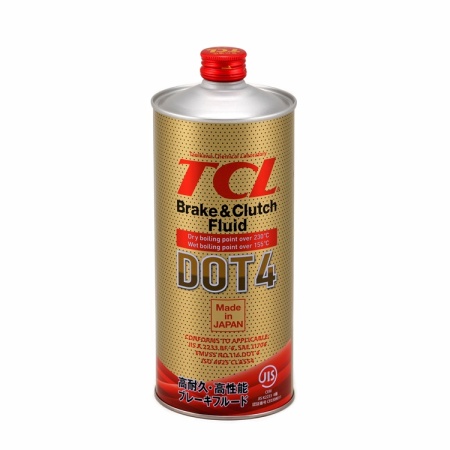 00833  Тормозная жидкость TCL DOT4, 1л