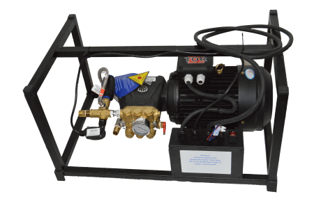 7701.27 Аппарат высокого давления Annovi Reverberi Total Stop RR 15.20 N 200 бар 5,5кВт на раме с электрикой  (1)