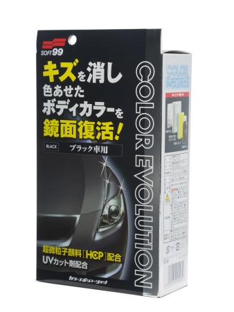 00503 Полироль для кузова цветовосстанавливающий Soft99 Color Evolution Black для черных , 100 мл