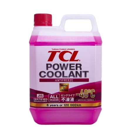 PC2-40R АНТИФРИЗ TCL POWER COOLANT -40C красный, длительного действия, 2 л