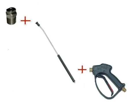 30.1755.60-700 ZINK PA 26 Распылительный пистолет в сборе с форсункой курок RL 26 М22х1,5ш  700 мм.(Изогнутый)