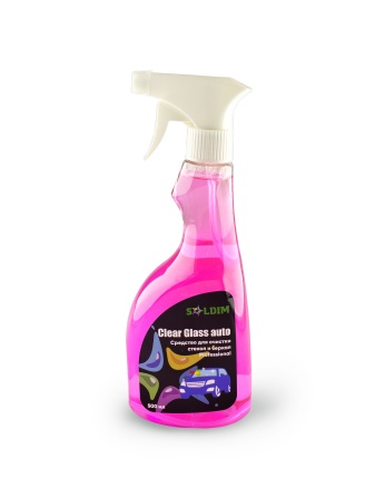 Средство для очистки стекол SOLDIM Clear Glass auto 500 мл
