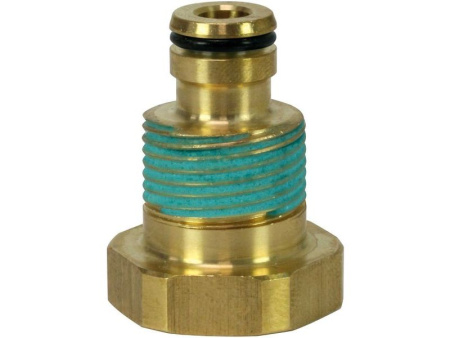 R+M 565685 Переходник для роторных форсунок Easy Lock. 400 bar, 150° C, латунь (R+M 200088100)