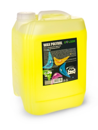 Воск с полирующим эффектом высококонцентрированный SOLDIM WAX POLYROL 10 л