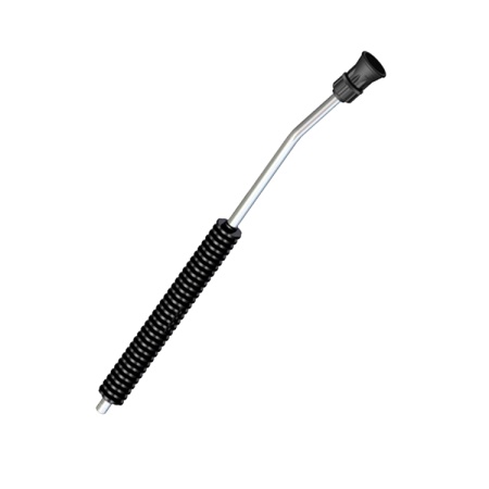 Копье высокого давления изогнутое с форсункодержателем 80 см, 1-4внеш, оцинк.сталь