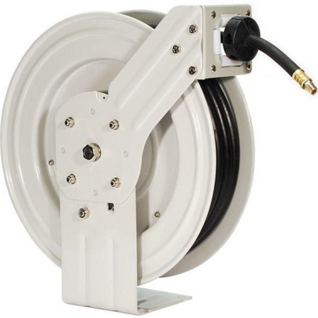 Барабан инерционный для шланга высокого давления, окрашенная сталь, вместимость 1-2 15m, 275bar, 1-2