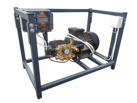 KESMTP LW-K 14 200 Насос плунжерный  MTP LW-K 14 200 TS с эл. двигателем 380 В 4 кВт на раме с дистанц. кнопкой 24В