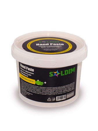 Паста с абразивом для очистки рук SOLDIM Hand Paste 550 мл1