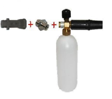 К25.1526.12 Kometa Пенная насадка LS 3 для бытового Karcher с пластиковым входом