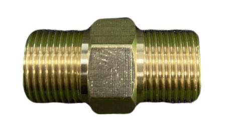 M-00061 Переходник 3 8внеш - 3 8внеш, 400bar, латунь TORNADO