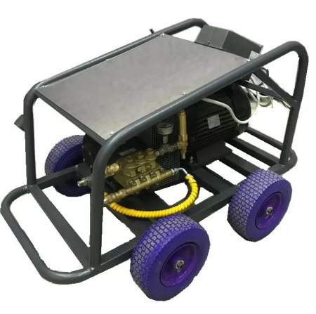 KEM 18 350 TW  АВД Комета KEM 18 350 11 кВт, 380В c электрическим блоком на раме 4 колеса