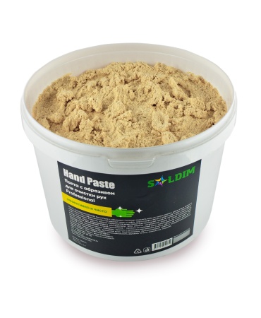 Паста с абразивом  для очистки рук SOLDIM Hand Paste 11 л