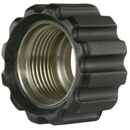 Гайка накидная для прессниппеля M22, внут.диаметр 16,4mm, латунь